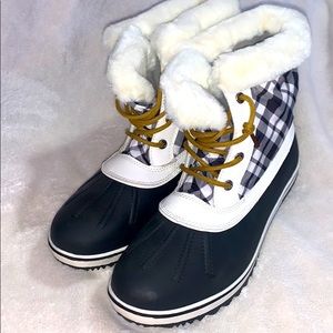 Globalwin Plaid Winter Boots